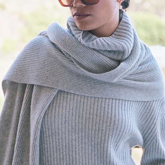Cashmere Turtleneck Scarf from NakedCashmere - Picture 3 of 12